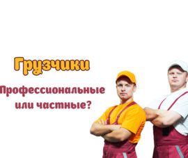 Профессиональные или частные грузчики?